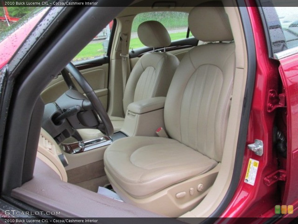 Cocoa/Cashmere Interior Front Seat for the 2010 Buick Lucerne CXL #80899088