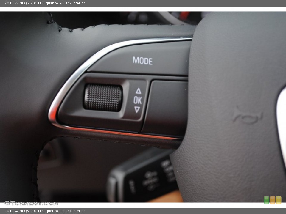 Black Interior Controls for the 2013 Audi Q5 2.0 TFSI quattro #80899402