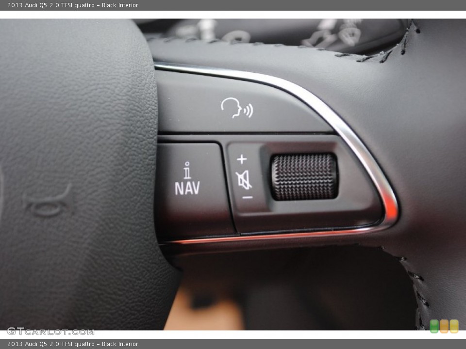 Black Interior Controls for the 2013 Audi Q5 2.0 TFSI quattro #80899426