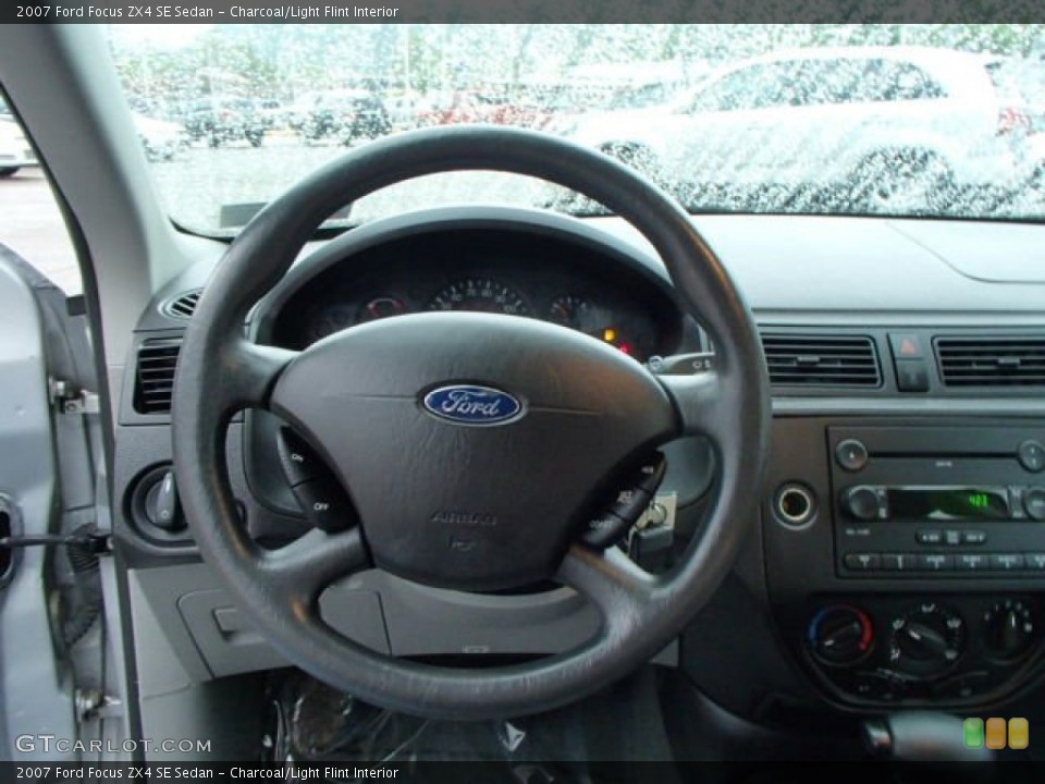 Charcoal/Light Flint Interior Steering Wheel for the 2007 Ford Focus ZX4 SE Sedan #80899742