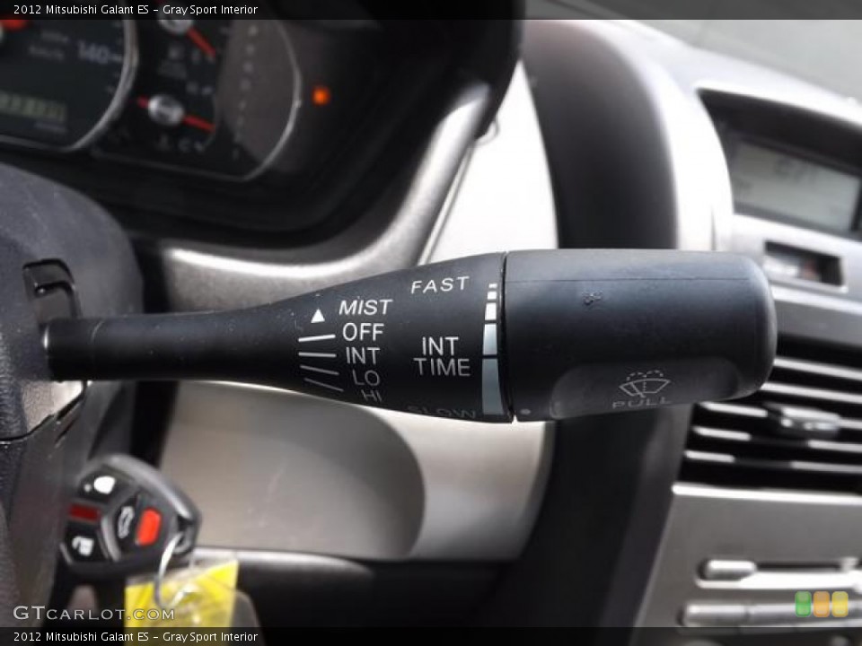 Gray Sport Interior Controls for the 2012 Mitsubishi Galant ES #80899859
