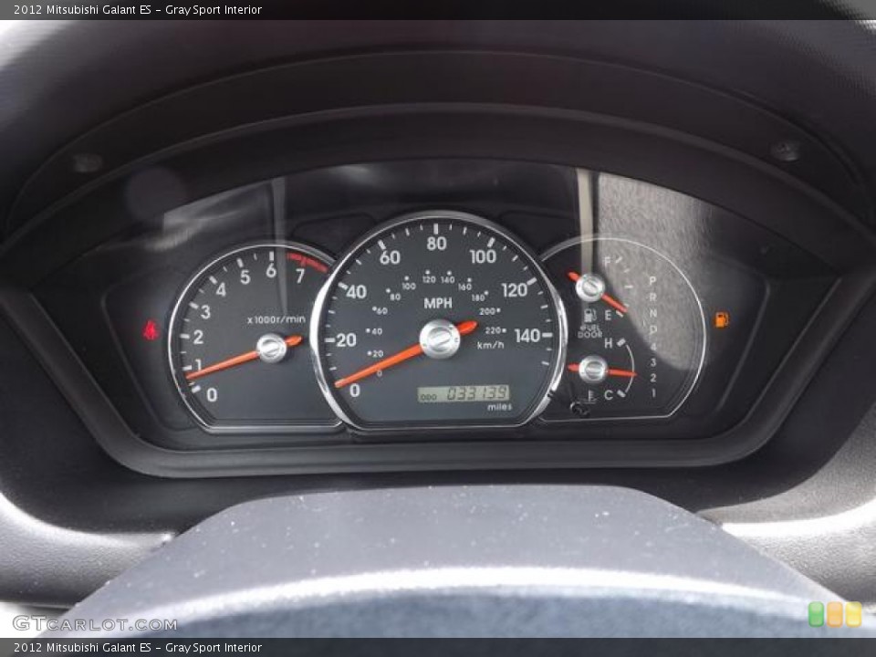 Gray Sport Interior Gauges for the 2012 Mitsubishi Galant ES #80899904