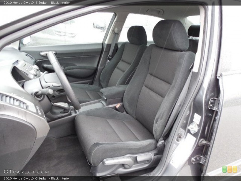 Black Interior Photo for the 2010 Honda Civic LX-S Sedan #80901365