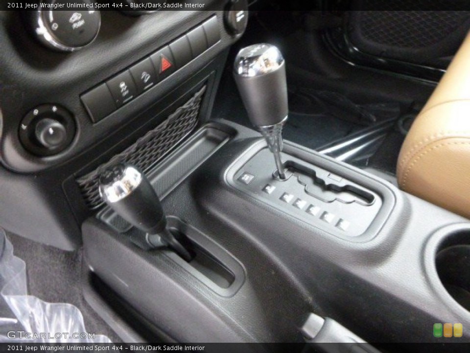 Black/Dark Saddle Interior Transmission for the 2011 Jeep Wrangler Unlimited Sport 4x4 #80902610