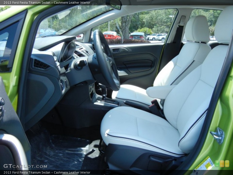 Cashmere Leather Interior Photo for the 2013 Ford Fiesta Titanium Sedan #80902875