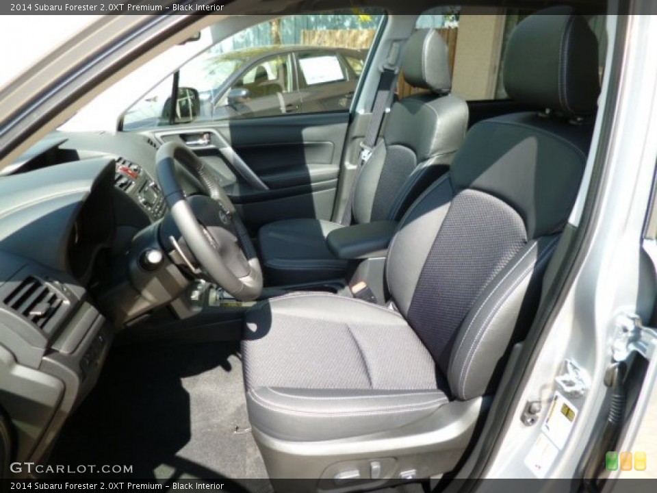 Black Interior Front Seat for the 2014 Subaru Forester 2.0XT Premium #80902959