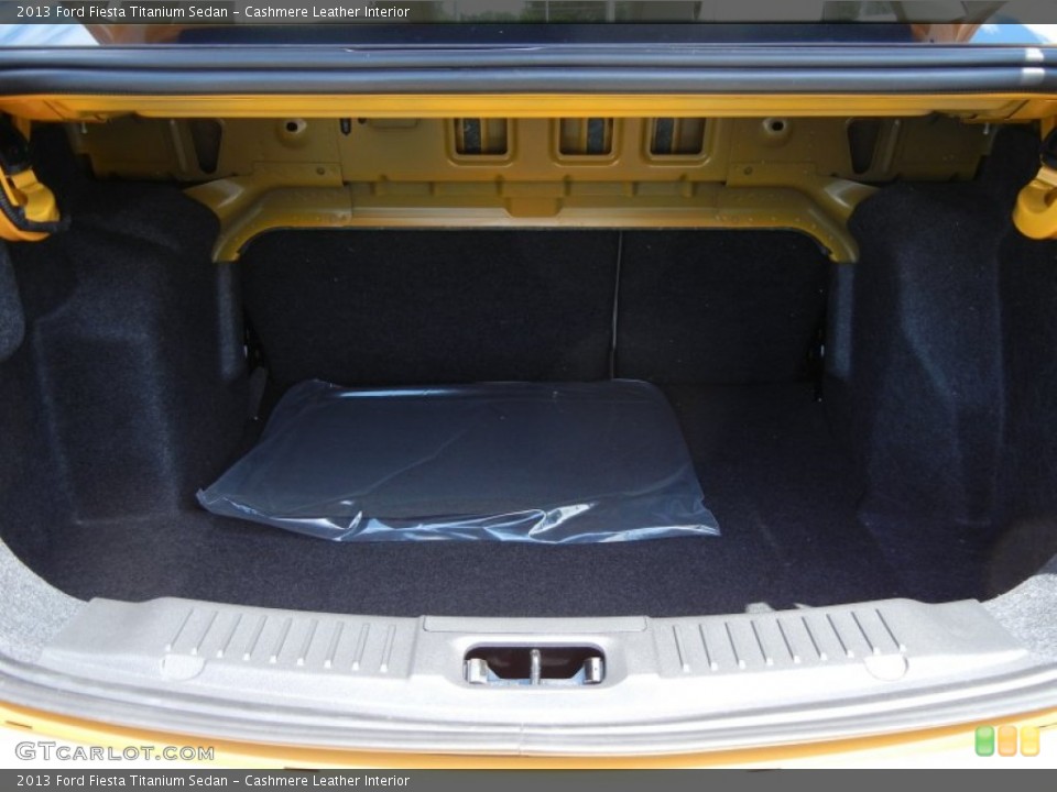 Cashmere Leather Interior Trunk for the 2013 Ford Fiesta Titanium Sedan #80903212