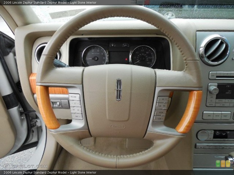 Light Stone Interior Steering Wheel for the 2006 Lincoln Zephyr  #80903555