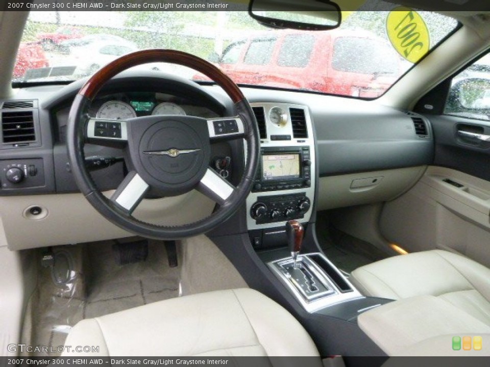 Dark Slate Gray/Light Graystone Interior Prime Interior for the 2007 Chrysler 300 C HEMI AWD #80903889