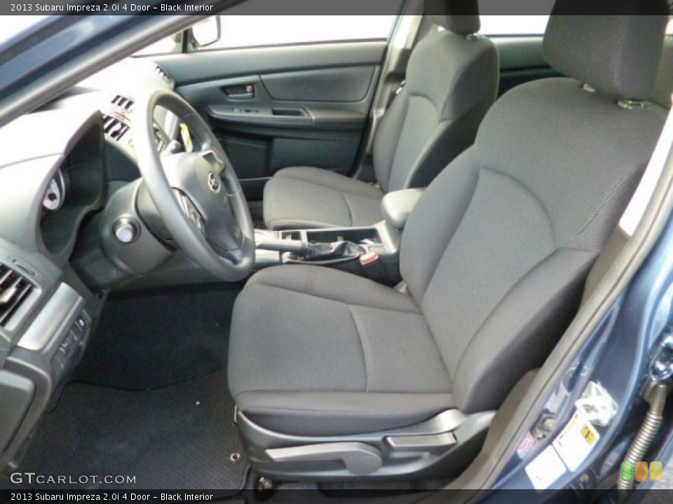 Black Interior Front Seat for the 2013 Subaru Impreza 2.0i 4 Door #80904340