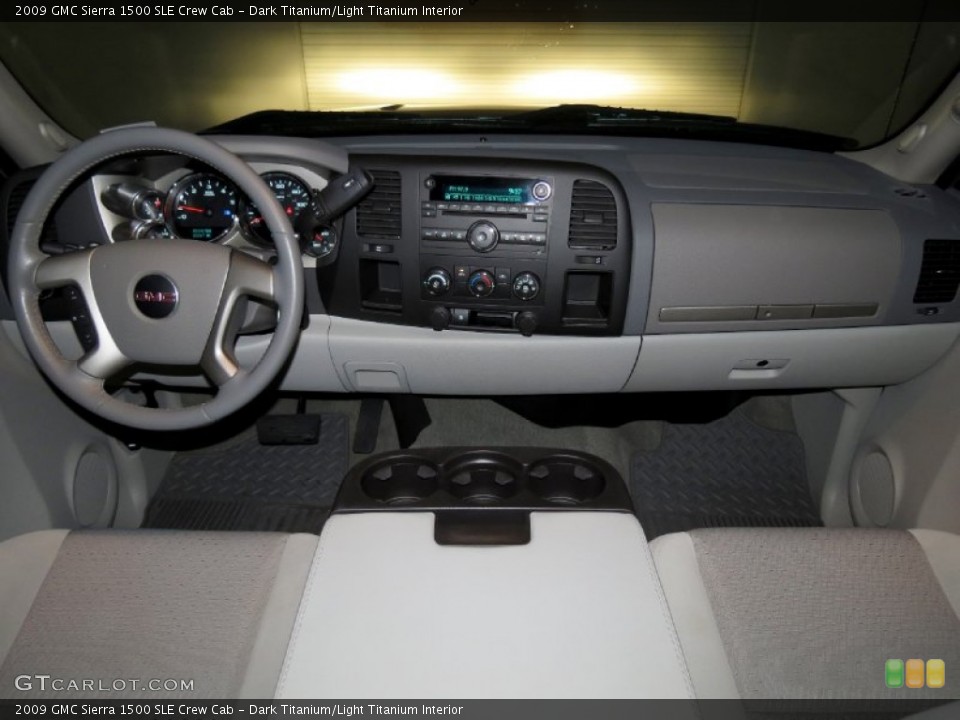 Dark Titanium/Light Titanium Interior Dashboard for the 2009 GMC Sierra 1500 SLE Crew Cab #80904617