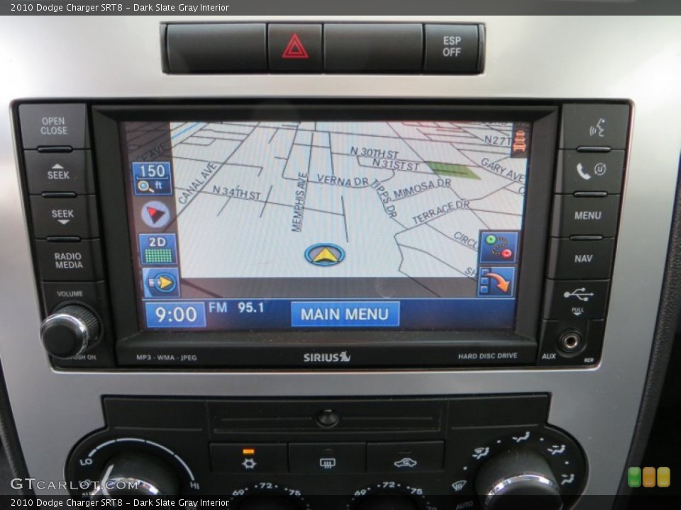 Dark Slate Gray Interior Navigation for the 2010 Dodge Charger SRT8 #80905125