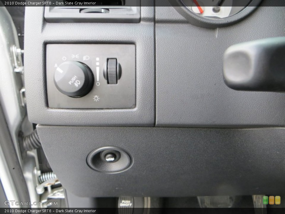 Dark Slate Gray Interior Controls for the 2010 Dodge Charger SRT8 #80905293