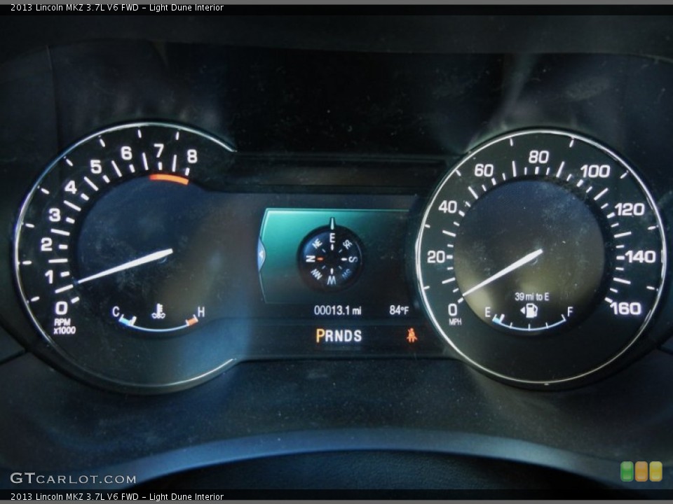 Light Dune Interior Gauges for the 2013 Lincoln MKZ 3.7L V6 FWD #80905563
