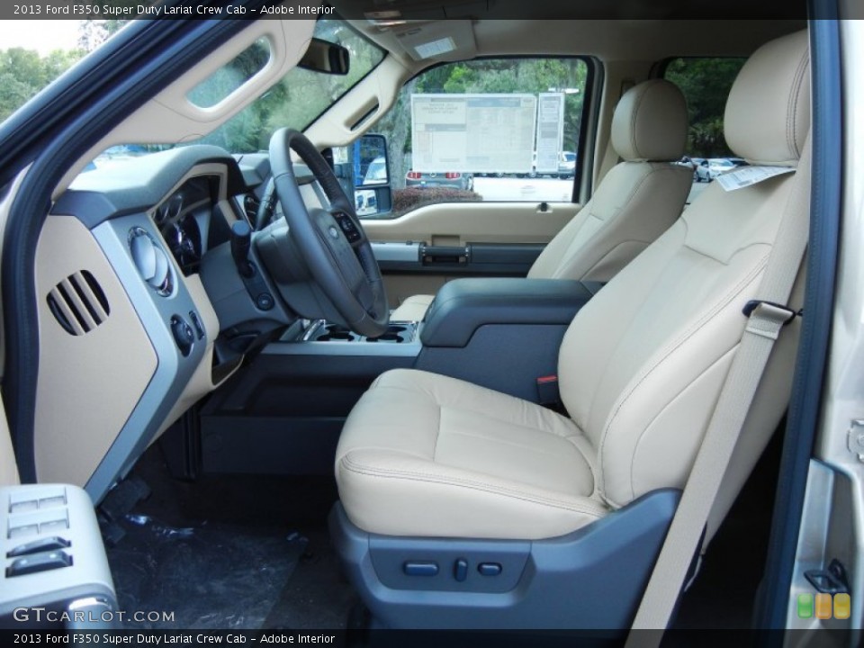 Adobe Interior Photo for the 2013 Ford F350 Super Duty Lariat Crew Cab #80906109