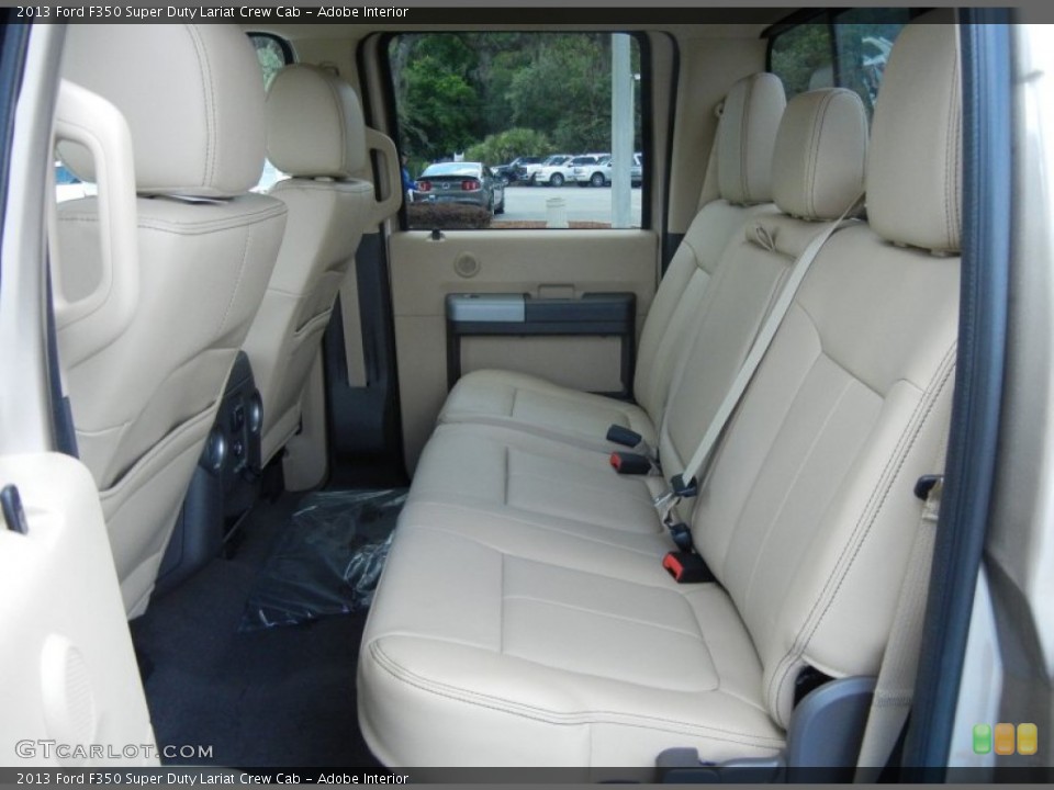 Adobe Interior Rear Seat for the 2013 Ford F350 Super Duty Lariat Crew Cab #80906122