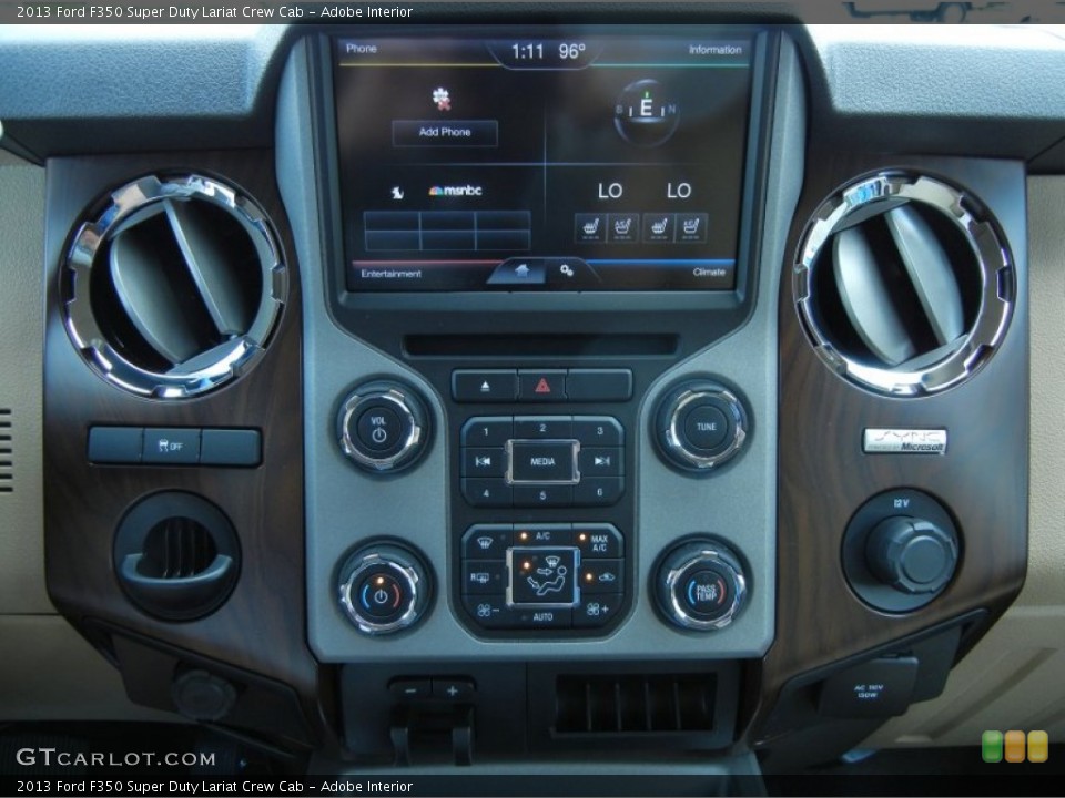 Adobe Interior Controls for the 2013 Ford F350 Super Duty Lariat Crew Cab #80906190