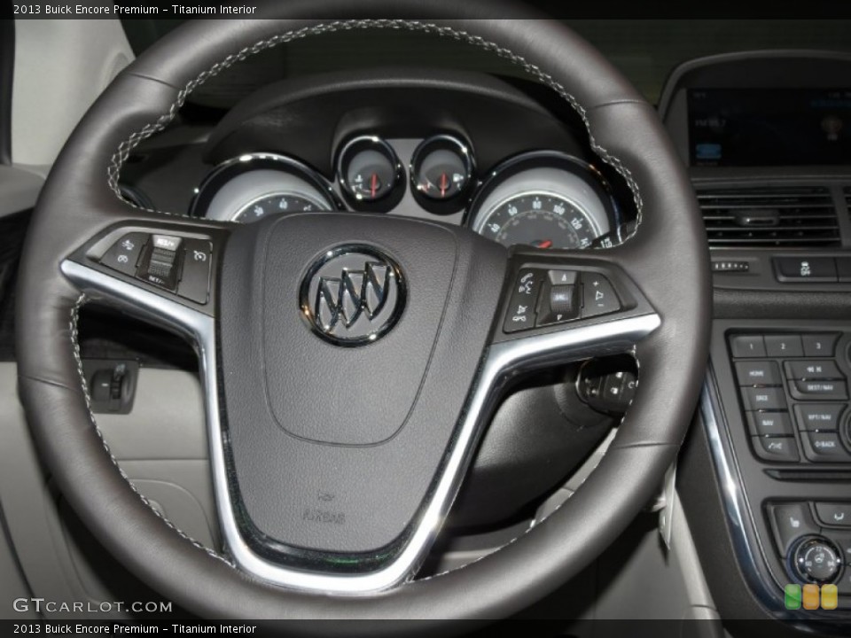 Titanium Interior Steering Wheel for the 2013 Buick Encore Premium #80906202