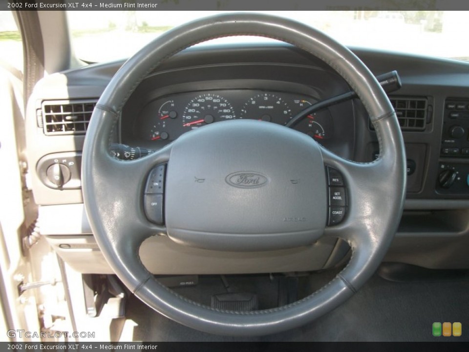 Medium Flint Interior Steering Wheel for the 2002 Ford Excursion XLT 4x4 #80906250