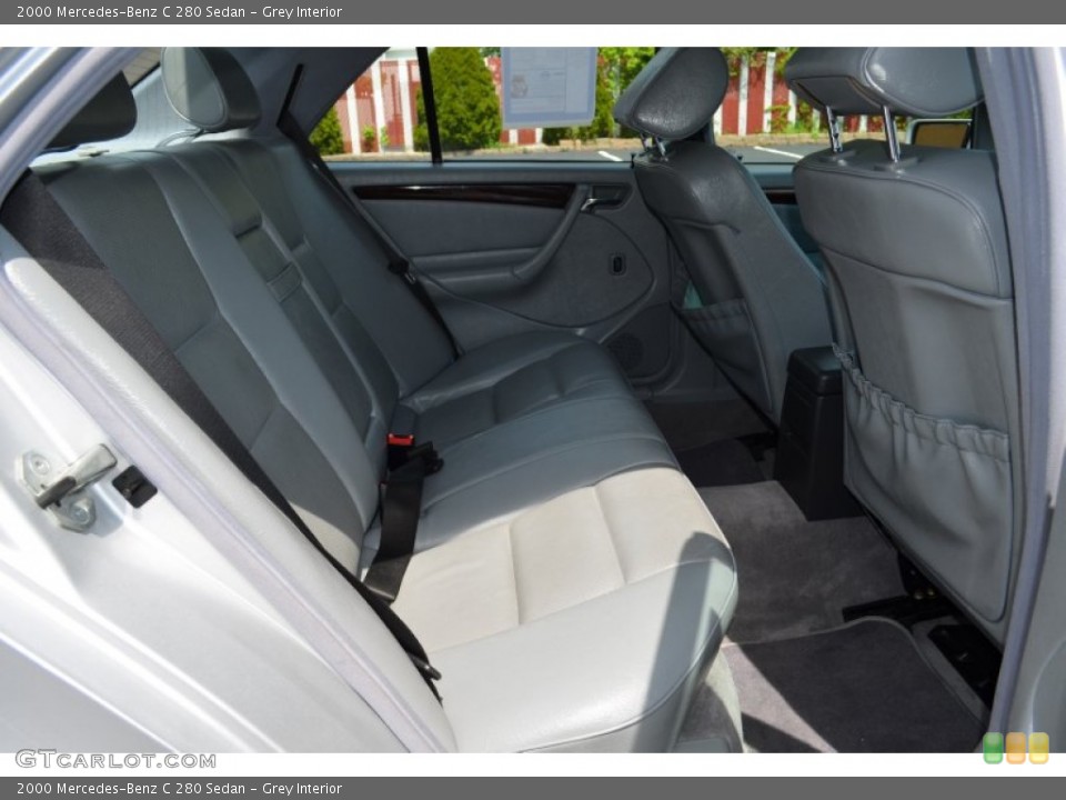 Grey Interior Rear Seat for the 2000 Mercedes-Benz C 280 Sedan #80906403