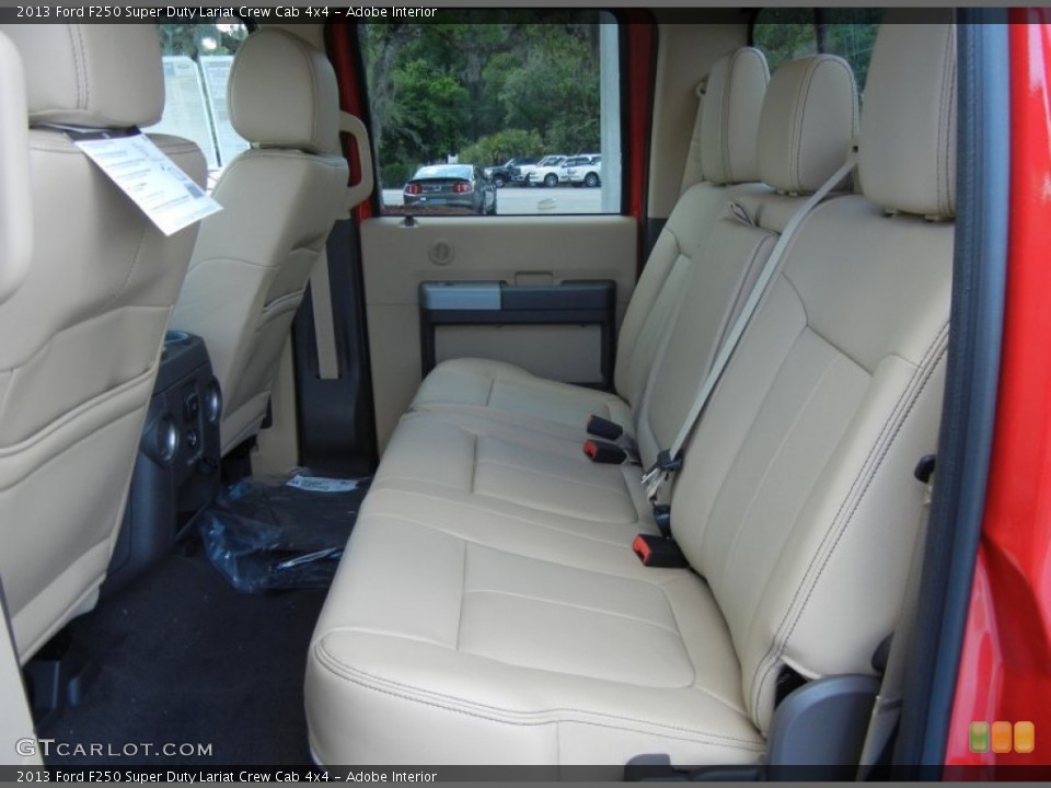 Adobe Interior Rear Seat for the 2013 Ford F250 Super Duty Lariat Crew Cab 4x4 #80906410