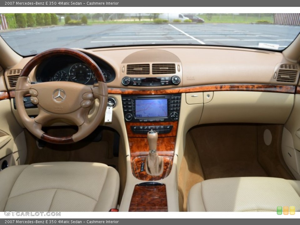 Cashmere Interior Dashboard for the 2007 Mercedes-Benz E 350 4Matic Sedan #80907570