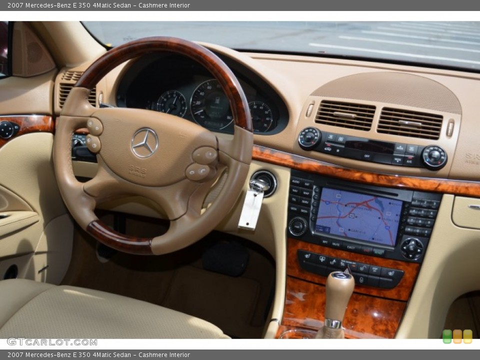 Cashmere Interior Dashboard for the 2007 Mercedes-Benz E 350 4Matic Sedan #80907594