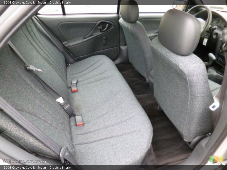 Graphite Interior Rear Seat for the 2004 Chevrolet Cavalier Sedan #80915451