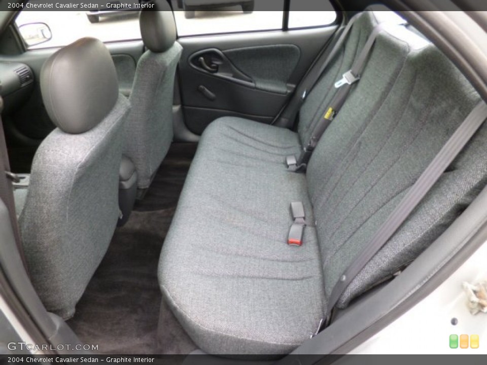 Graphite Interior Rear Seat for the 2004 Chevrolet Cavalier Sedan #80915477