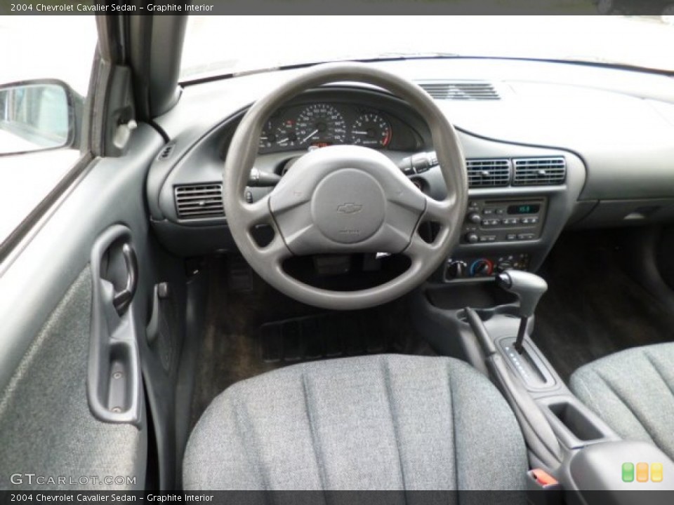 Graphite Interior Dashboard for the 2004 Chevrolet Cavalier Sedan #80915502