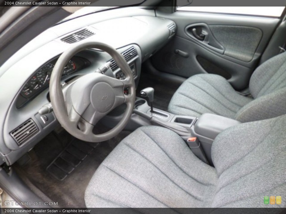 Graphite 2004 Chevrolet Cavalier Interiors