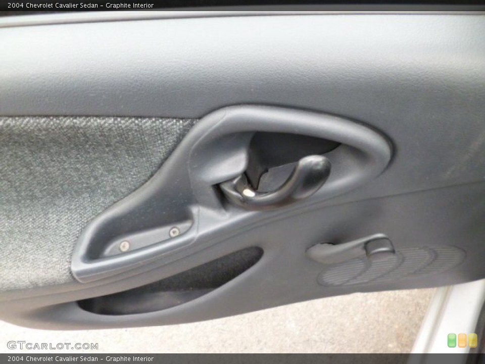 Graphite Interior Controls for the 2004 Chevrolet Cavalier Sedan #80915564