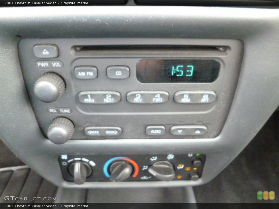 Graphite Interior Audio System for the 2004 Chevrolet Cavalier Sedan #80915601