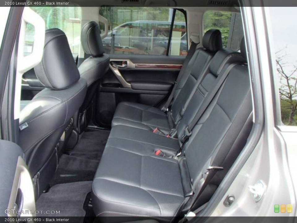 Black Interior Rear Seat for the 2010 Lexus GX 460 #80915688