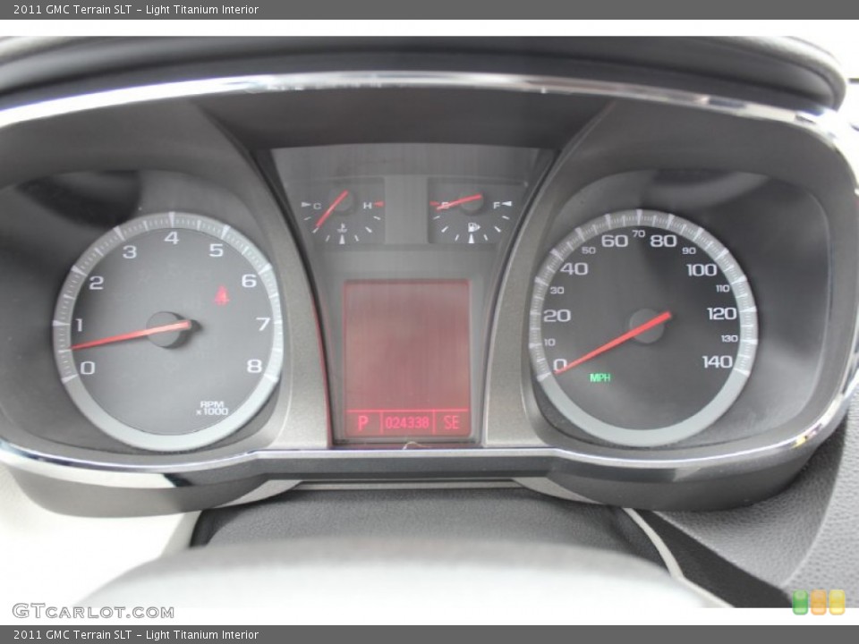 Light Titanium Interior Gauges for the 2011 GMC Terrain SLT #80916518