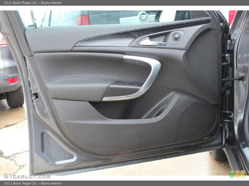 Ebony Interior Door Panel for the 2011 Buick Regal CXL #80917485