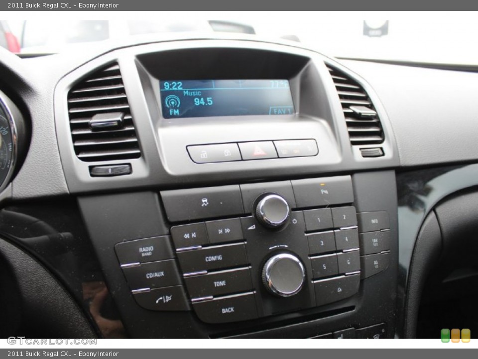 Ebony Interior Controls for the 2011 Buick Regal CXL #80917775
