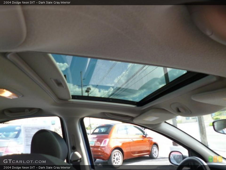 Dark Slate Gray Interior Sunroof for the 2004 Dodge Neon SXT #80918082