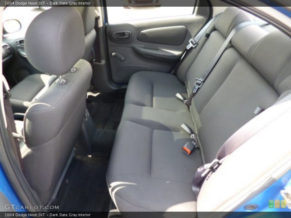 Dark Slate Gray Interior Rear Seat for the 2004 Dodge Neon SXT #80918154