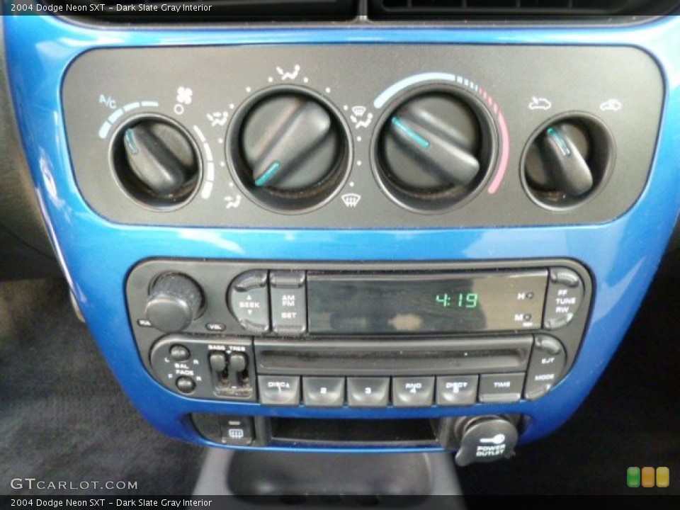 Dark Slate Gray Interior Controls for the 2004 Dodge Neon SXT #80918260