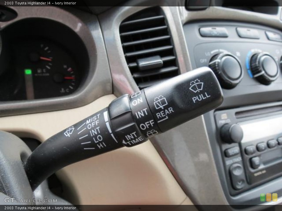 Ivory Interior Controls for the 2003 Toyota Highlander I4 #80918412