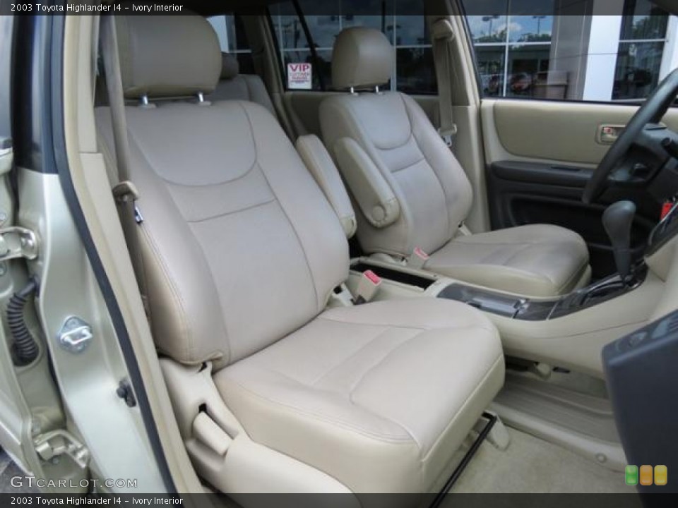 Ivory Interior Front Seat for the 2003 Toyota Highlander I4 #80918448