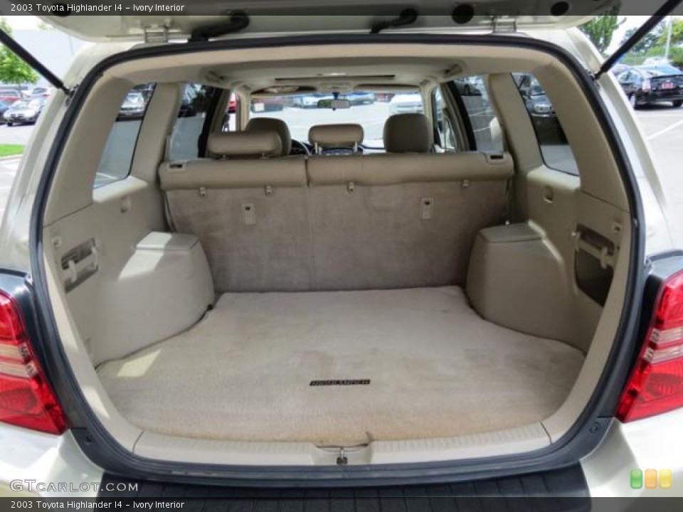 Ivory Interior Trunk for the 2003 Toyota Highlander I4 #80918550