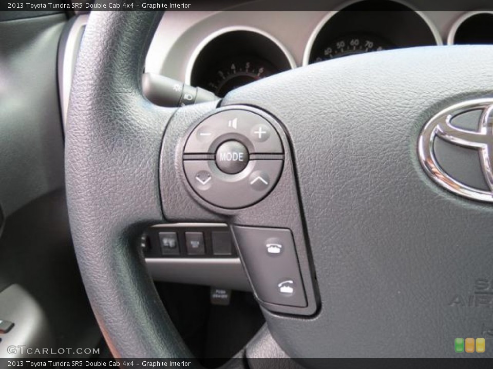 Graphite Interior Controls for the 2013 Toyota Tundra SR5 Double Cab 4x4 #80920256