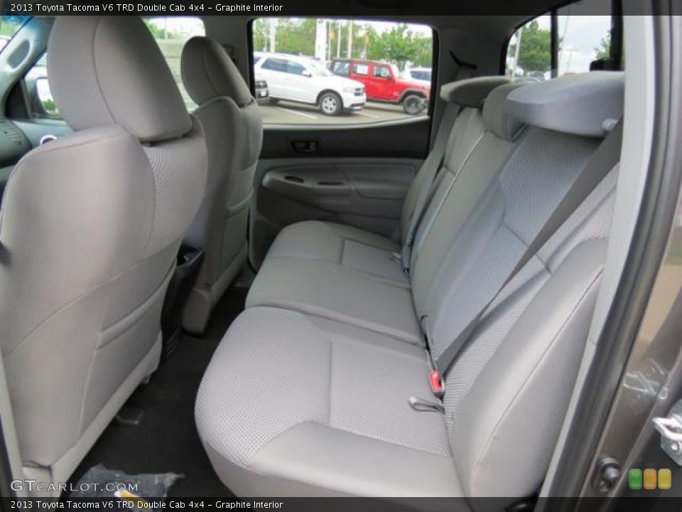 Graphite Interior Rear Seat for the 2013 Toyota Tacoma V6 TRD Double Cab 4x4 #80920608