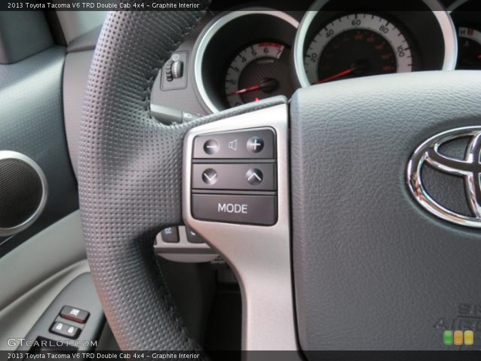 Graphite Interior Controls for the 2013 Toyota Tacoma V6 TRD Double Cab 4x4 #80920812