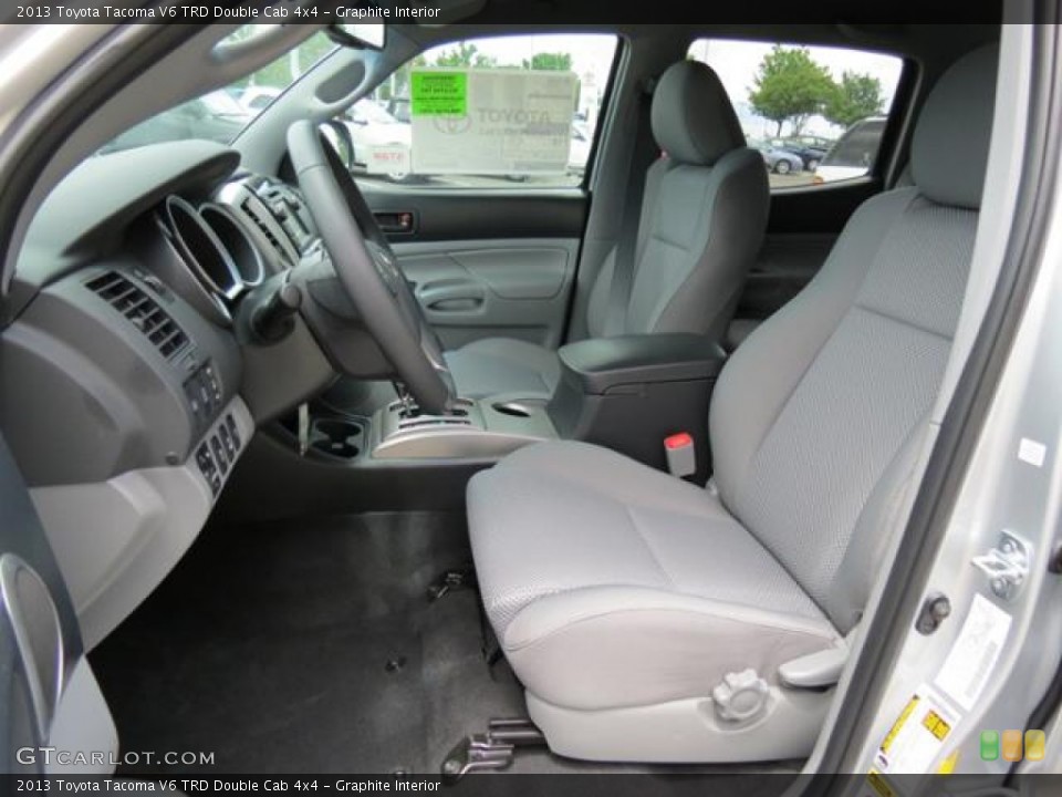 Graphite Interior Photo for the 2013 Toyota Tacoma V6 TRD Double Cab 4x4 #80921175