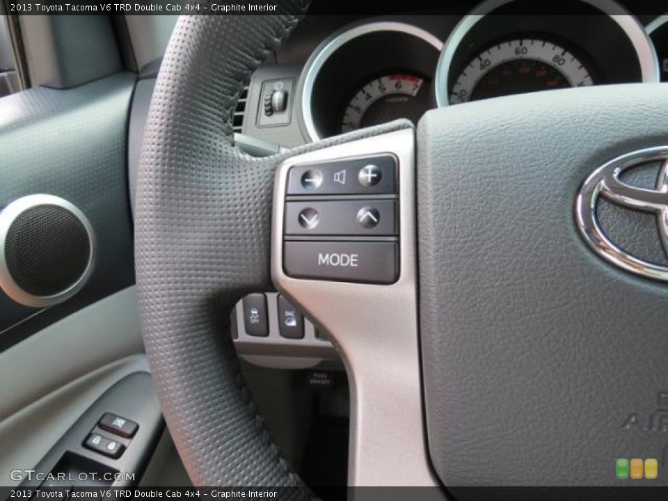 Graphite Interior Controls for the 2013 Toyota Tacoma V6 TRD Double Cab 4x4 #80921346