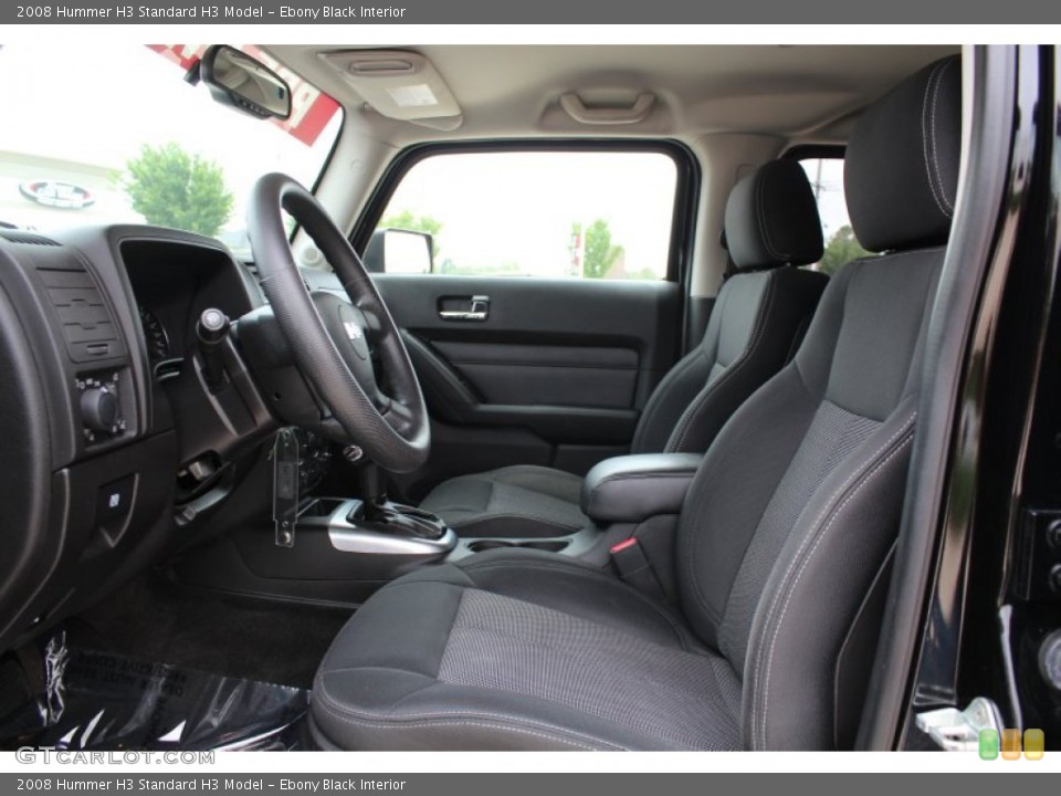 Ebony Black Interior Photo for the 2008 Hummer H3  #80921767