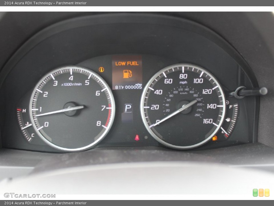 Parchment Interior Gauges for the 2014 Acura RDX Technology #80925294